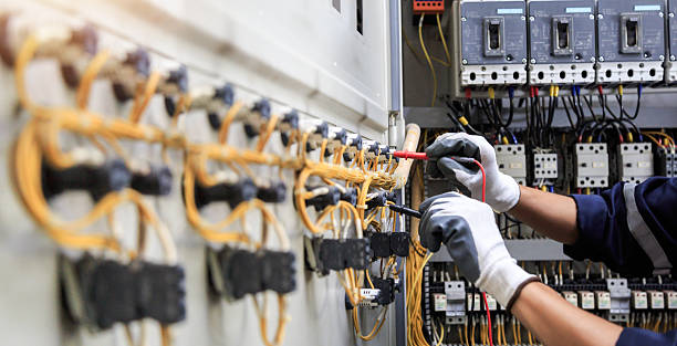 Professional Electrician technician working in Woodcrest, CA